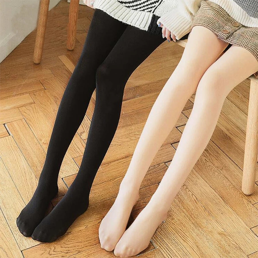 Plus Size Warm High-Waist Leggings